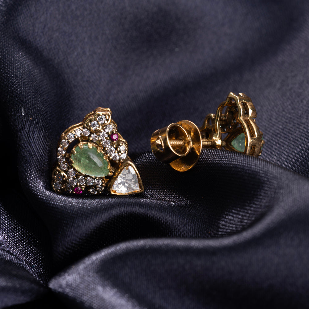 Peacock Tree Pendant Set