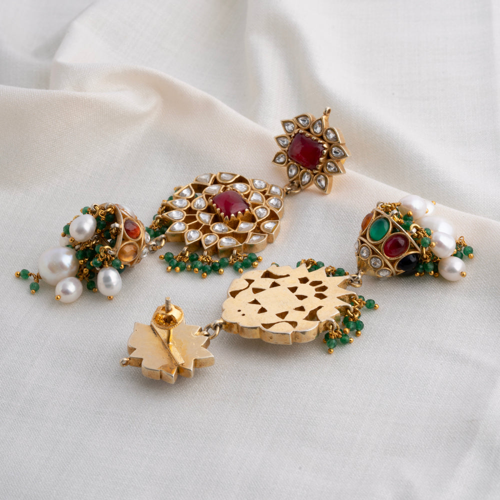 Chandelier Gemstone Earrings