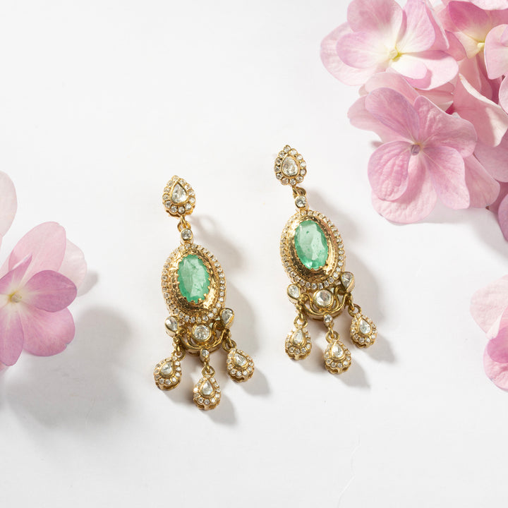 Elysian Emerald Danglers