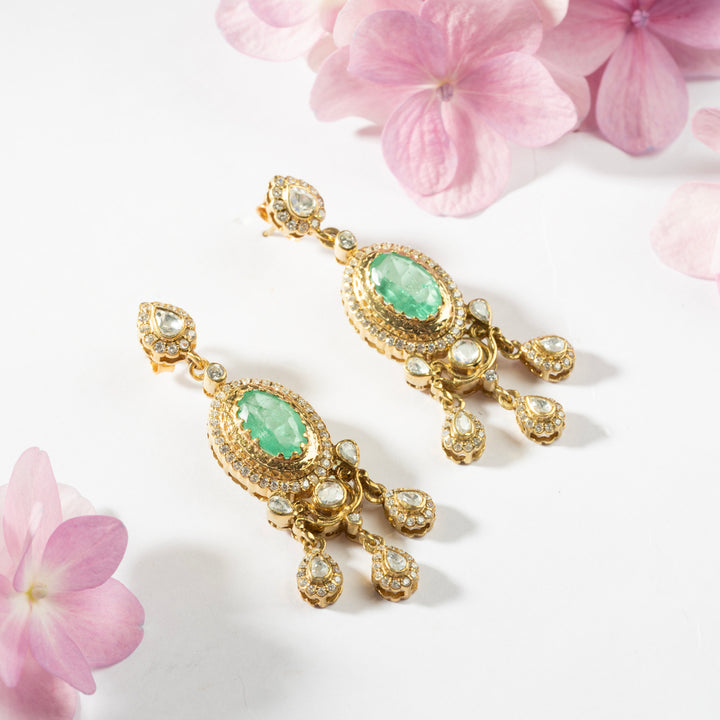 Elysian Emerald Danglers