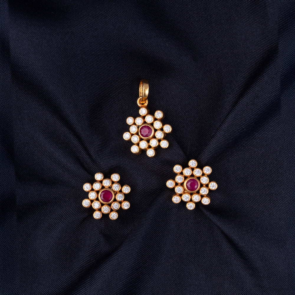 Ketaki Pendant Set