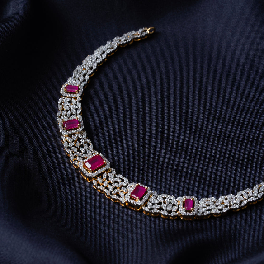 Diamond Dewfall Short Necklace