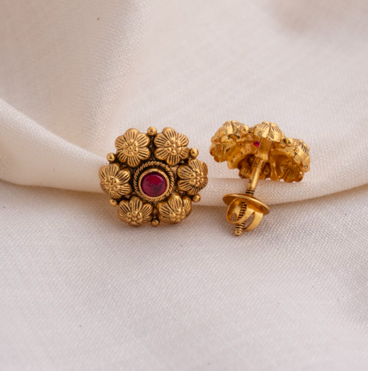 Midnight Bloom Studs