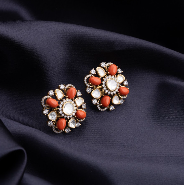 Edwardian Fleur Studs