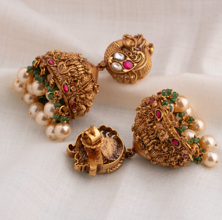 Amulya Nakshi Jhumkas