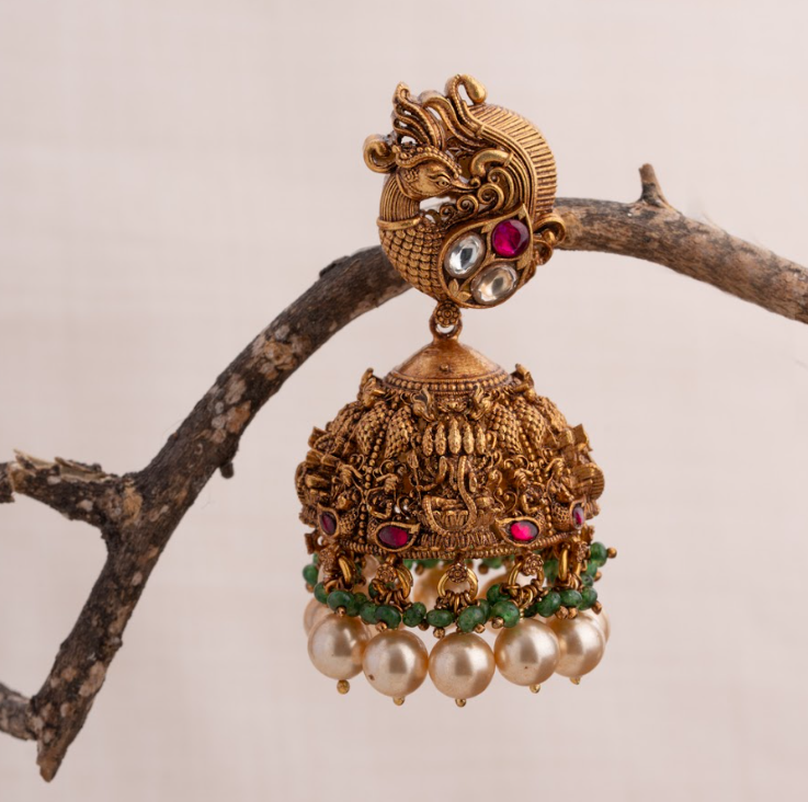 Amulya Nakshi Jhumkas