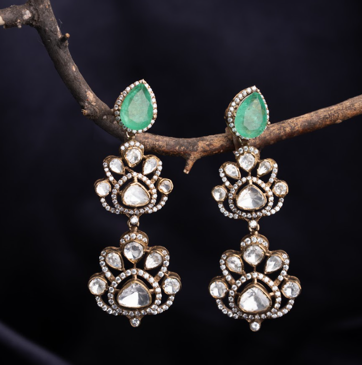 Deloria Crest Long Earrings