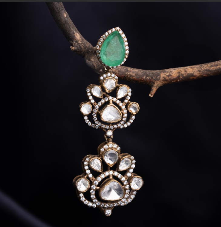 Deloria Crest Long Earrings