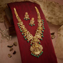 Gulab Lakshiya Temple Necklace Set