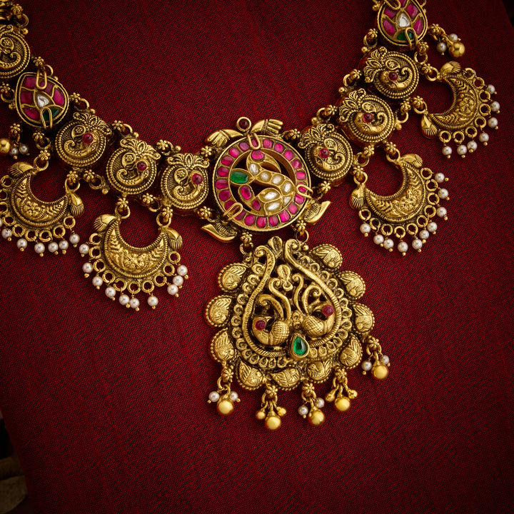 Kalashi-Mor Nakshi Necklace