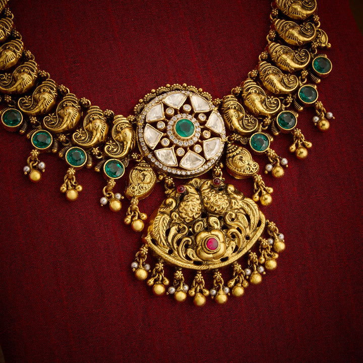 Mayur-Gaja Nakshi Necklace