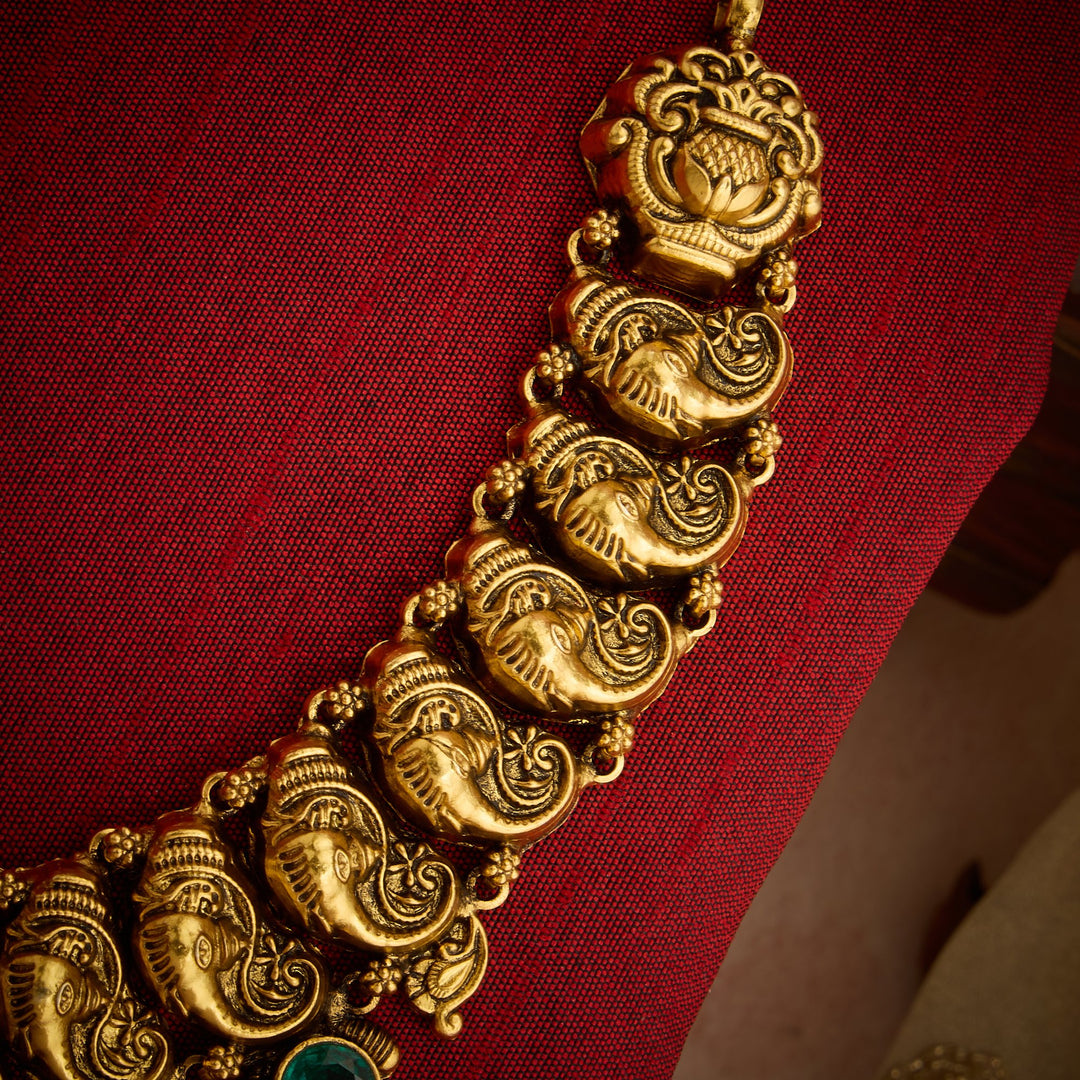 Mayur-Gaja Nakshi Necklace