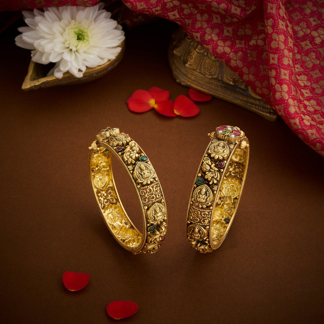 Swaragini-Mor Temple Bangles