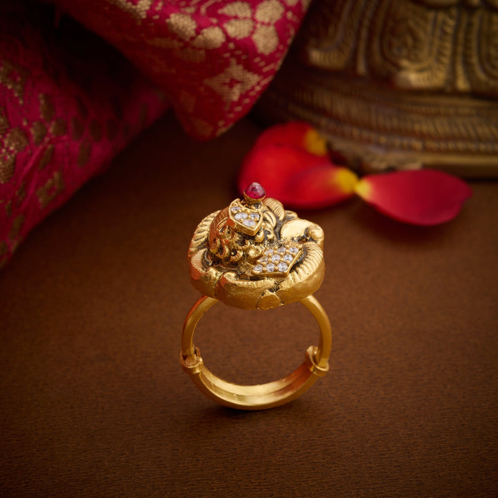 Pakshi Nakshi Adjustable Ring