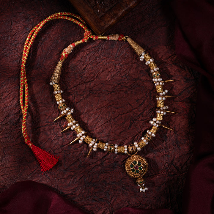 Sharvani Pushpam Short Necklace
