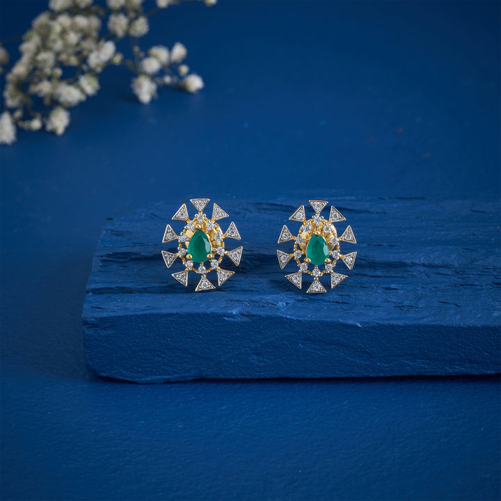 Emerald Asteris Studs