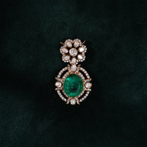 Tulasi Spark Polki Pendant