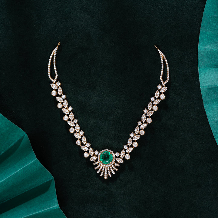 Baroque Orchid Short Necklace