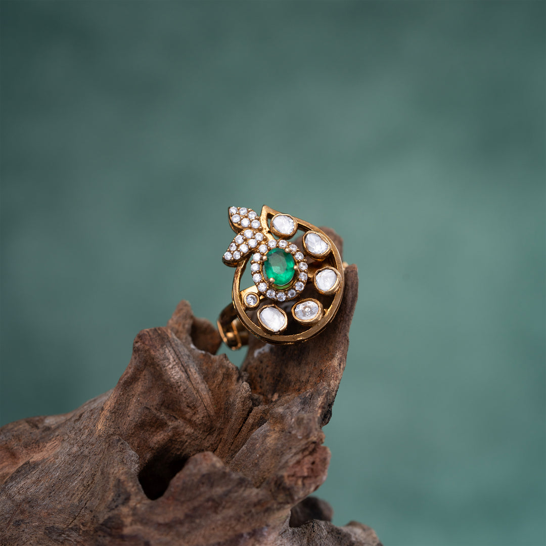 Serce Zielone  Ring