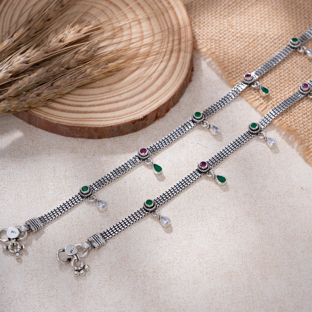 Oxidized Ratna Payal