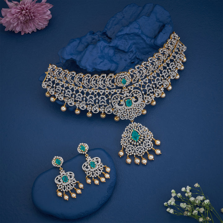 Peacock Duet Choker Set