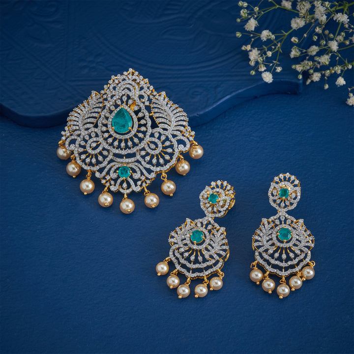 Glistening Drop Pendant Set