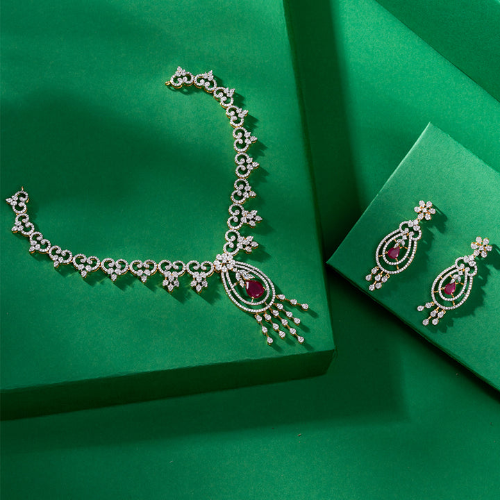 Rubyvine Elegance Necklace Set