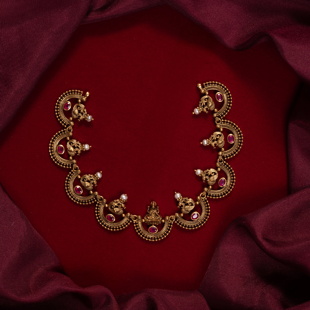 Sri Maheshwari Short Necklace
