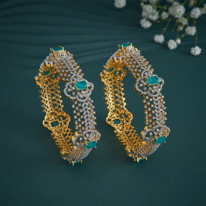 CZ Quadra Vines Bangles