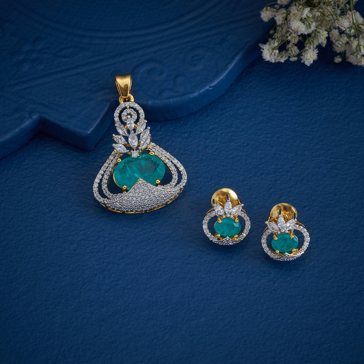 Ovalisse Classic CZ Pendant Set
