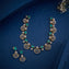 Czeleste Leaf Necklace Set