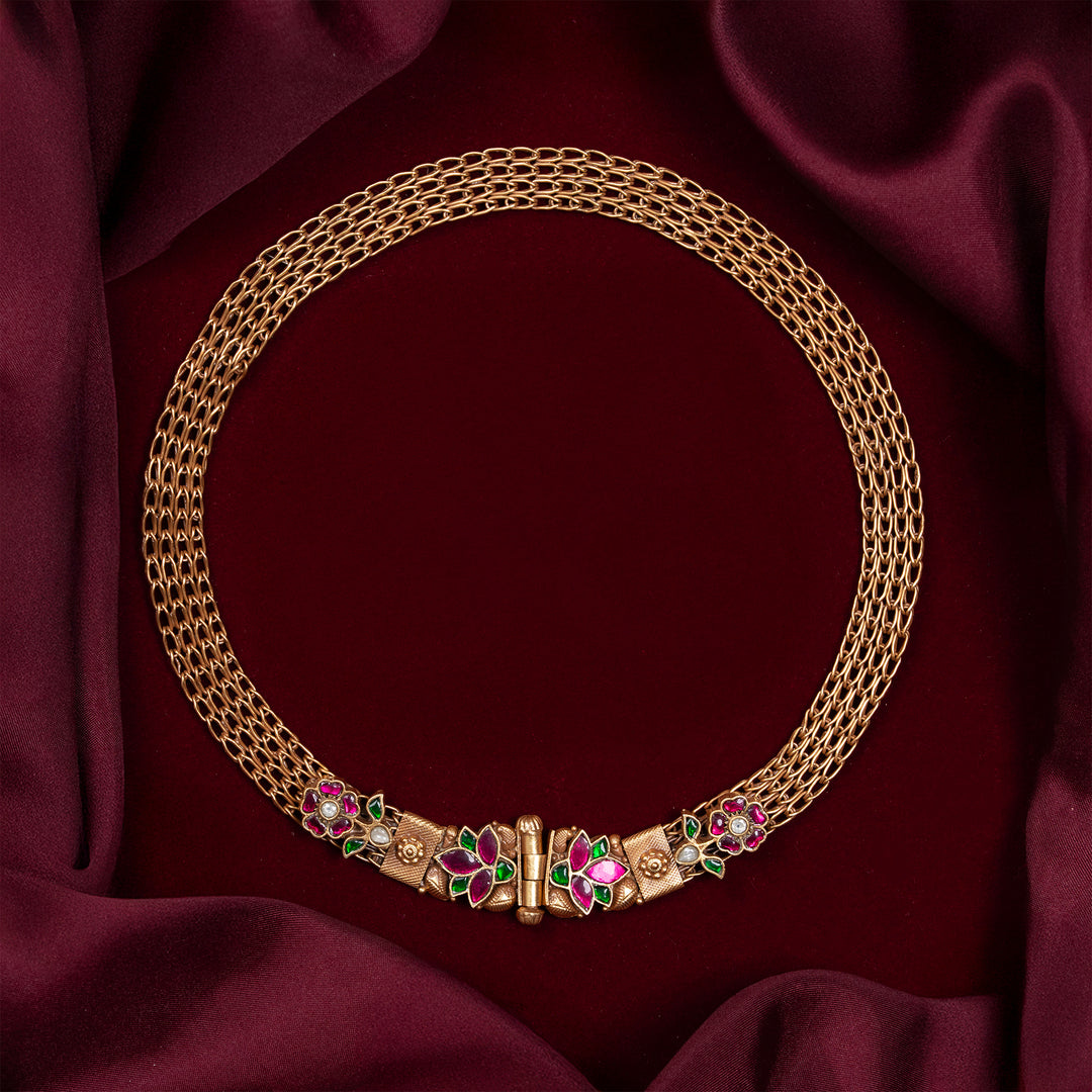 Ashoka Pankhuri Necklace Set