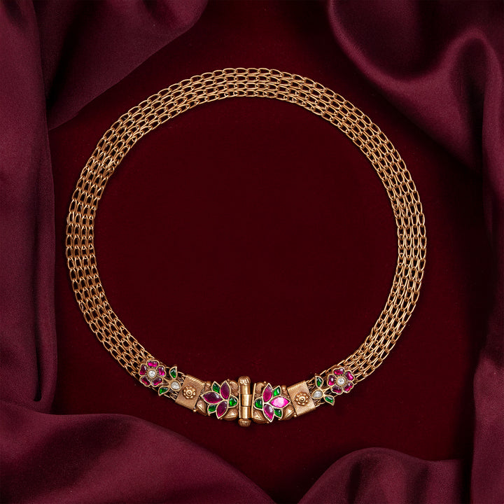 Ashoka Pankhuri Necklace Set