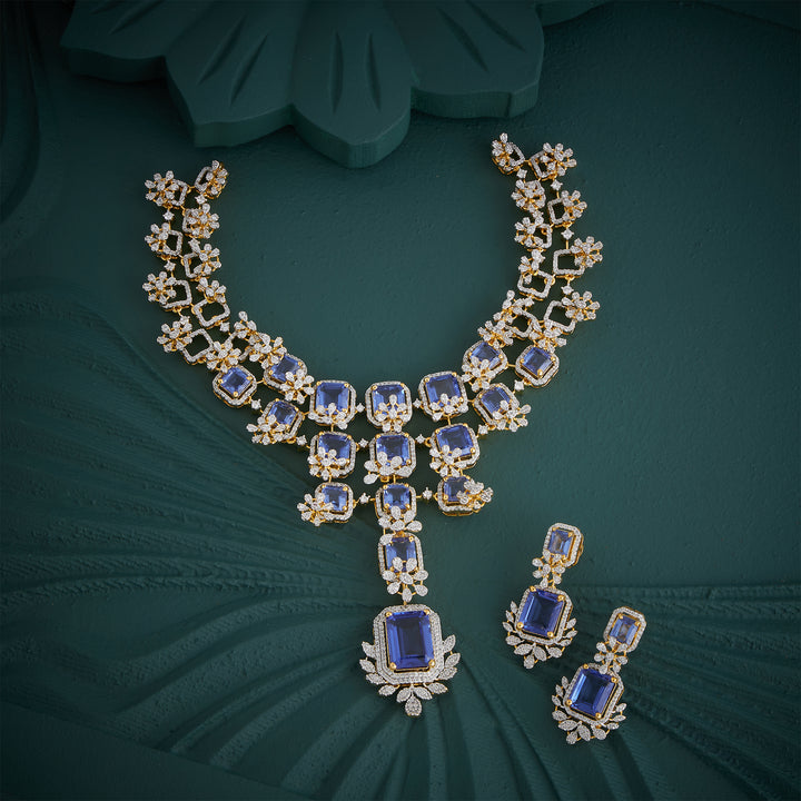 Blueberry FloraMyst Necklace Set