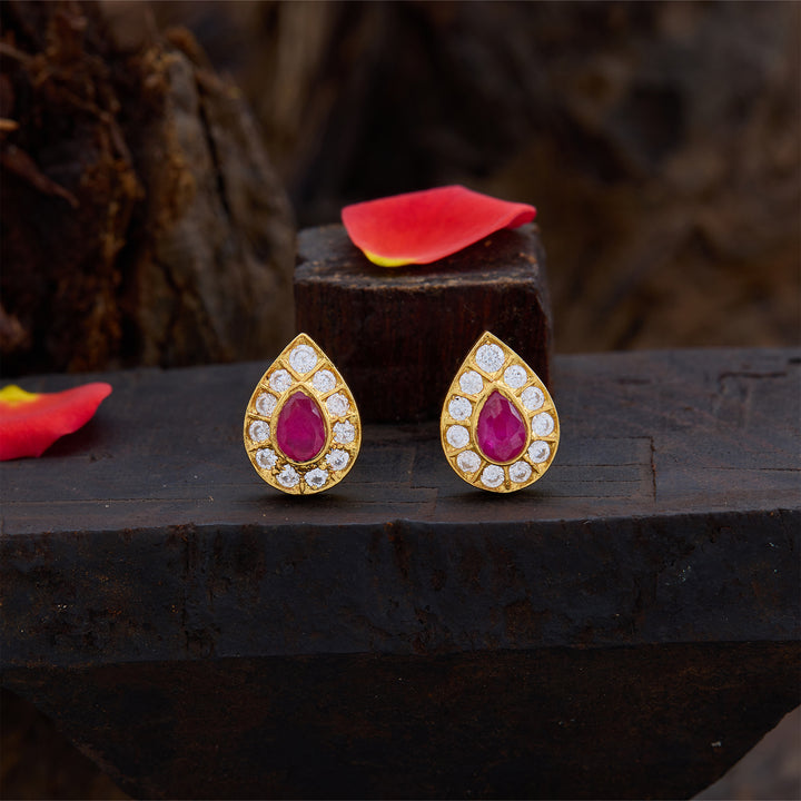 Ambar Emerald Bliss Studs