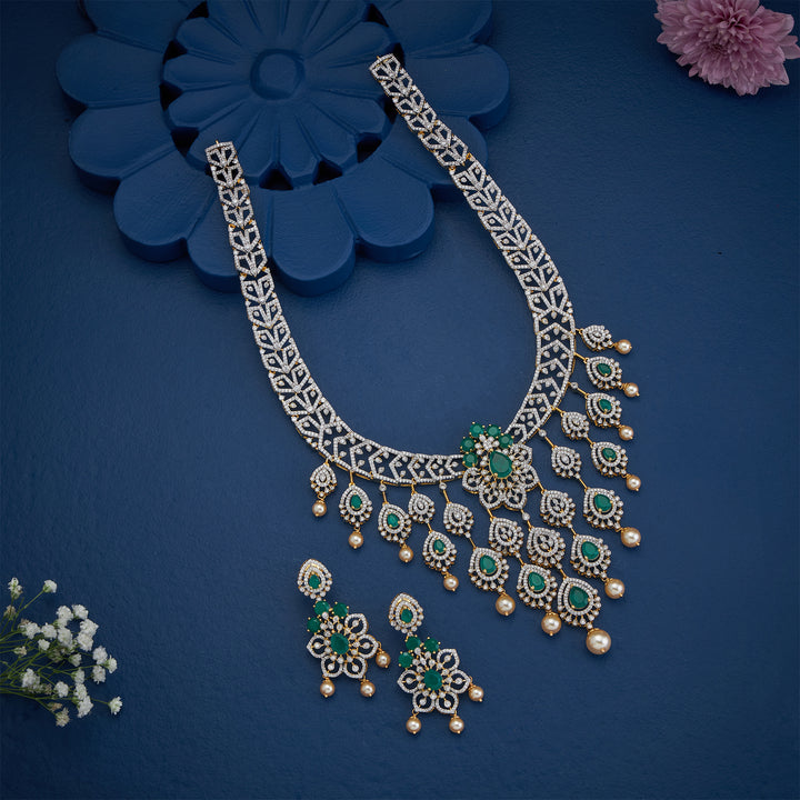 Floramira CZ Necklace Set