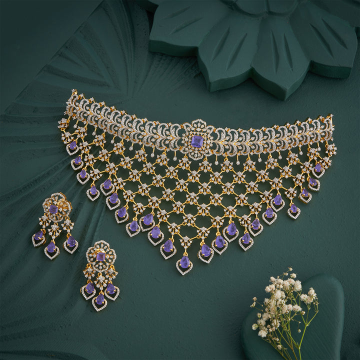 Royal Violette Choker Set