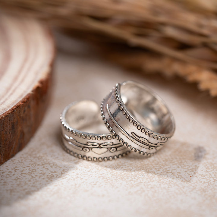 Wave Amour Toe Ring