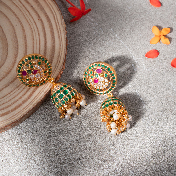 Kundan Kalakriti Jhumki