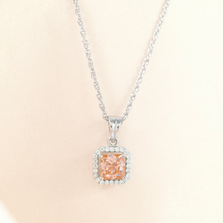 Flame Facet Chain Pendant