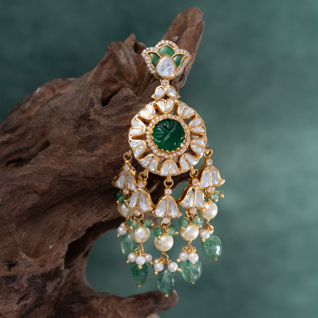 Kamalika Polki Dangle Earrings