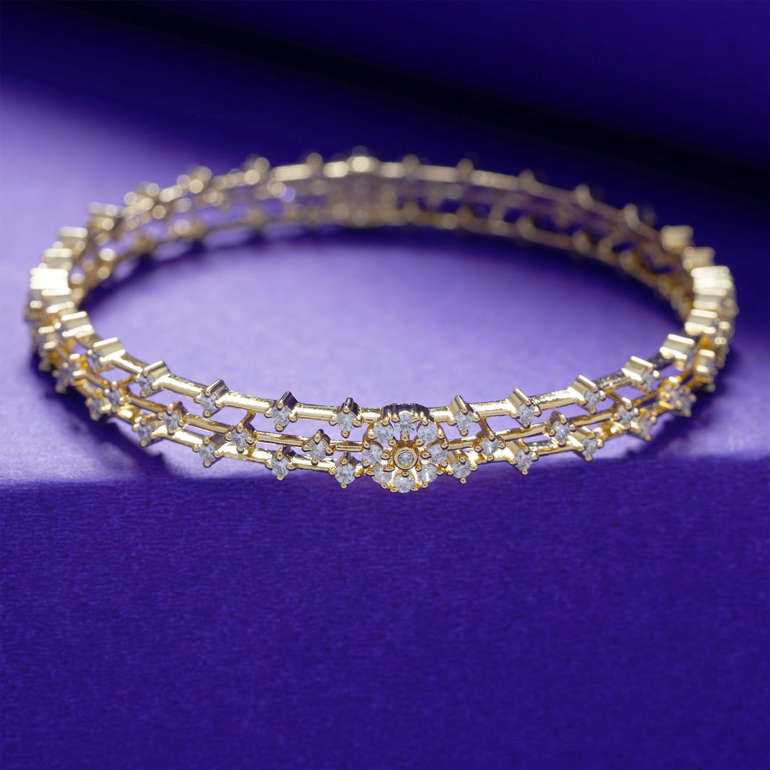 Trikona Blooms Bangle