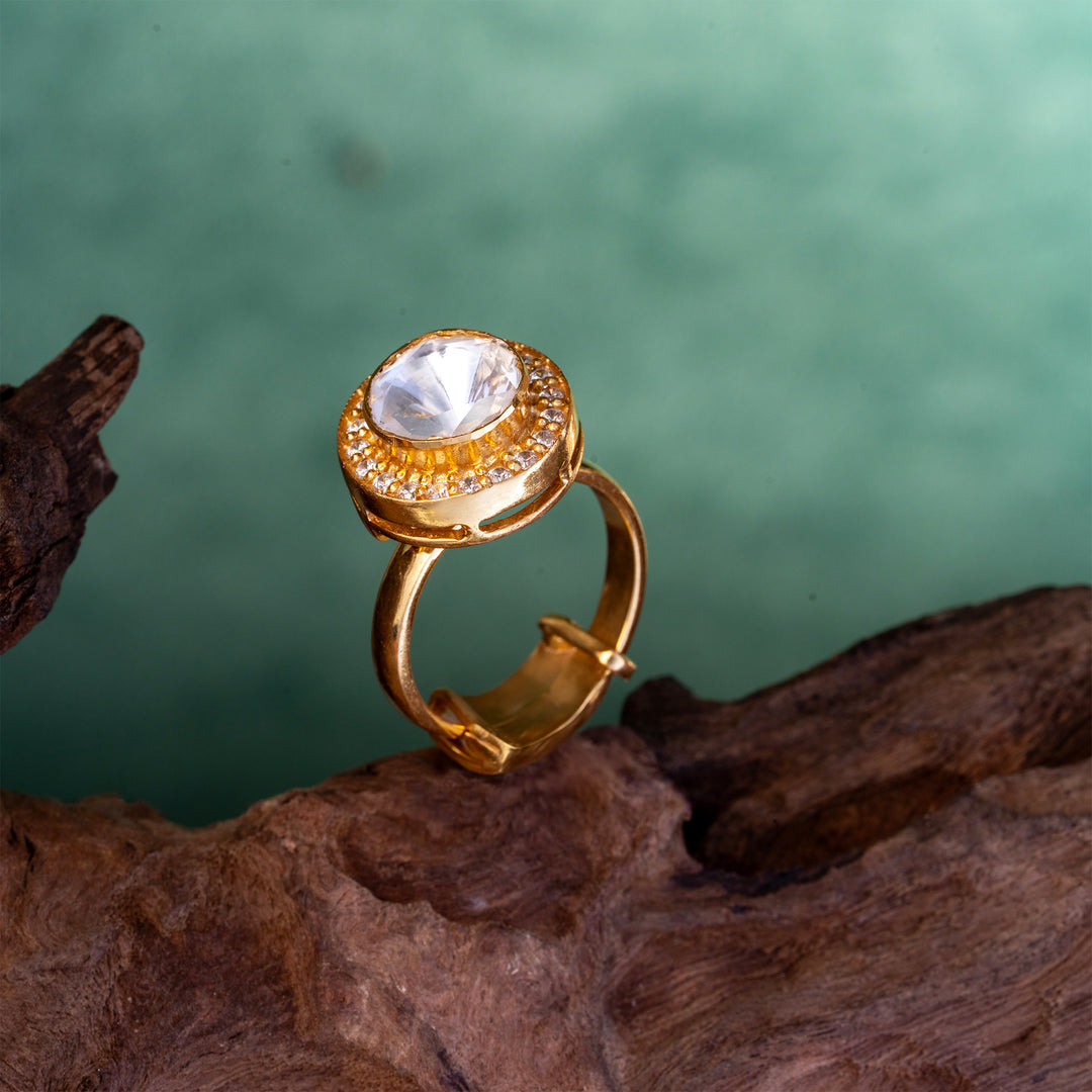 Moissan Prisma  Ring