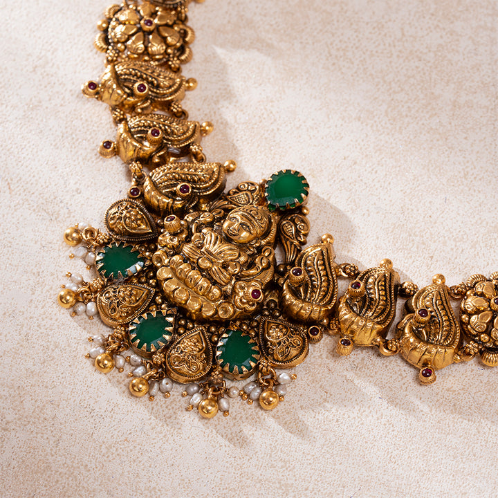 Shree Hiranya Kamala Short Neckalce