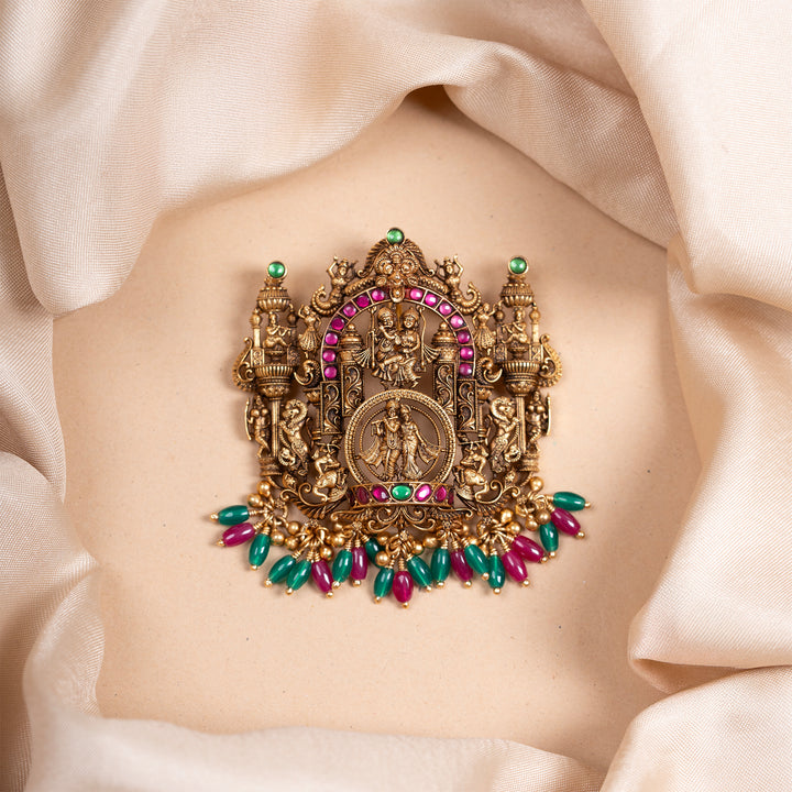 Raga of Radha-Krishna Pendant