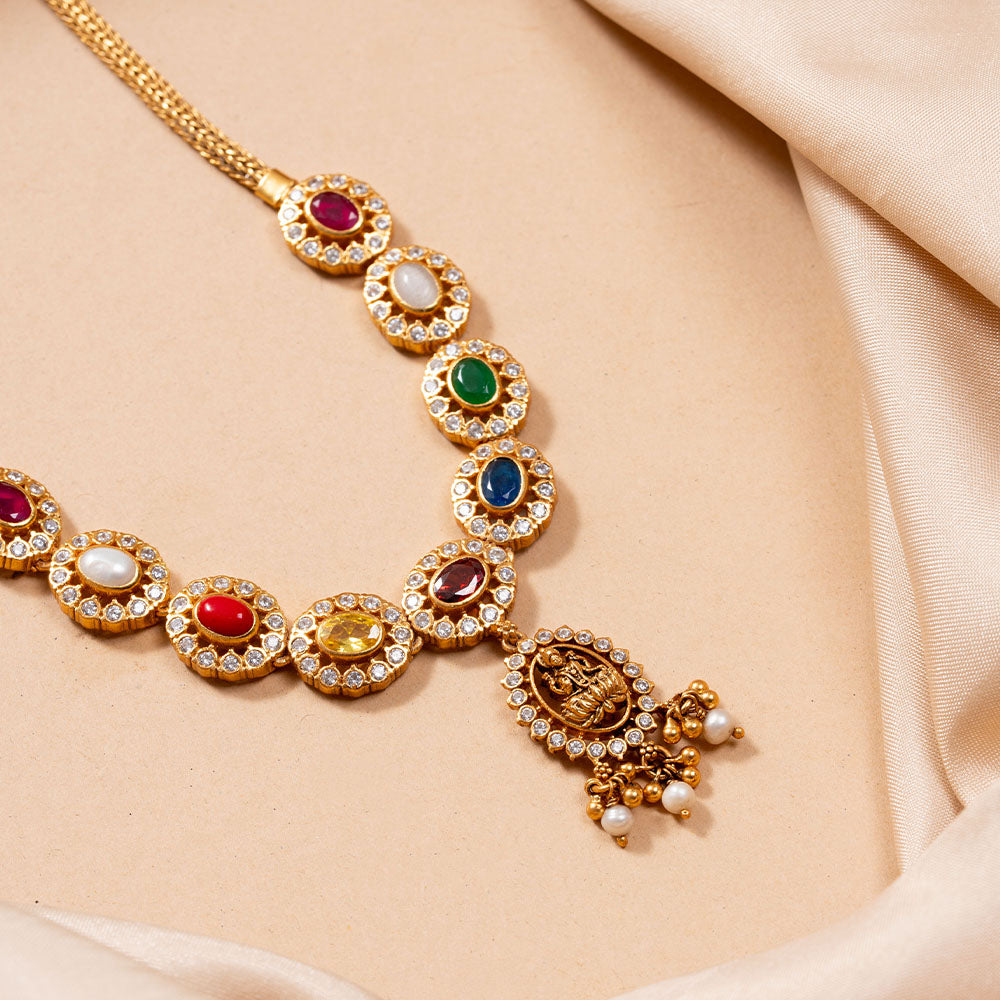 Shree Rajyog Ratna Short Necklace