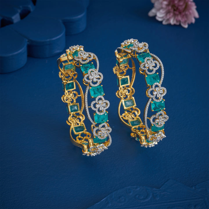 Wavy Flora Bangles