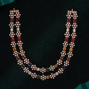 Celestial Navaratna Short Necklace