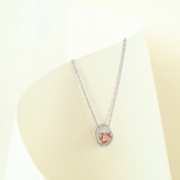 Honeyed Heart Chain Pendant