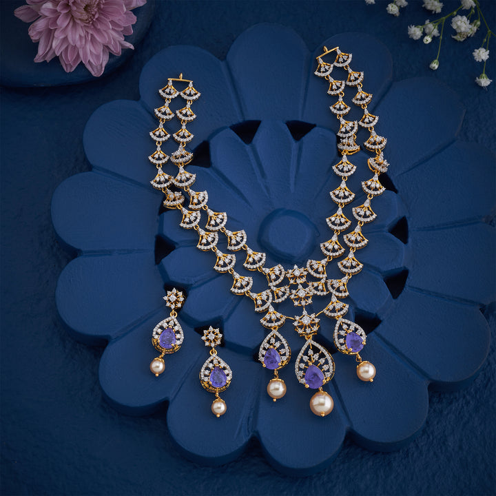 Grape Blossom Drapes Necklace Set